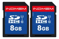 Comprar Indmem - Tarjeta Sd De 8 Gb, Paquete De 2 Tarjetas De Memori