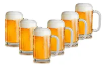 Comprar Jarras De Cerveza 380ml Monaco Vidrio Citinova 6 Unidades