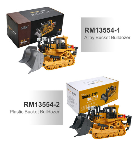 B Rc Bulldozer Rc Tractor Construcción, 1:24, 2.4 G, 9