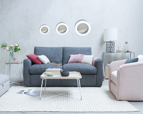 Kit Espelho Decorativo Parede Redondo Sala Quarto