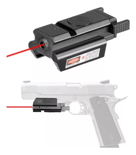 Mira Laser De Punto Rojo Para Arma, Pistola De Riel 20mm