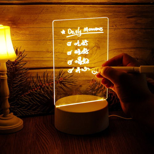 Juego De 2 Luces Nocturnas Creativas Reutilizables Para Bloc