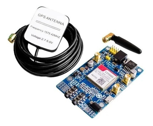 Shield Gsm Gps Gprs Sim808 Antena Dc9v Quad Band Arduino Ttl