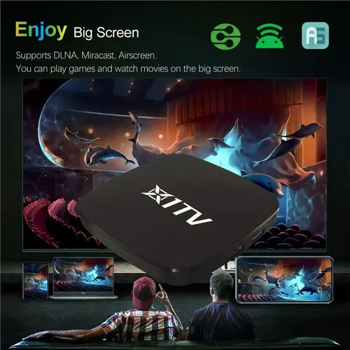 Android Tv Box X1tv 8k Wifi Doble Banda Android 15.0 Tvbox