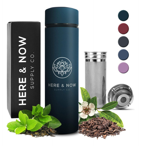 Botella Con Infusor De Té Here & Now | Botella De Agua Con I