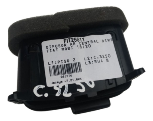 Imagem 4 de 10 de Difusor Ar Central Direito Fiat Mobi