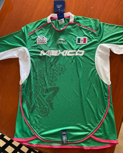 Atlética Jersey México Selección Olímpica Atenas 2004