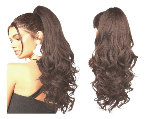 Colas Ponytail Opacas Pelo Identico Rubio Oscuro Rubio Oscuro