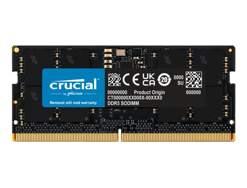 Memoria Ram Para Notebook Crucial Ddr5 16gb 5600mhz So-dimm