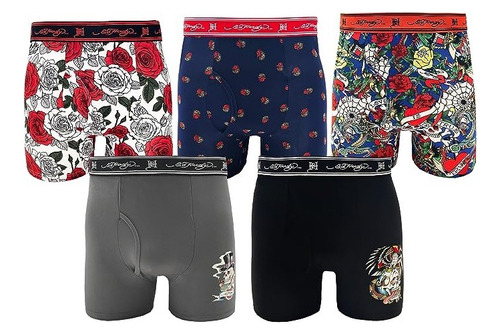 Ed Hardy Paquete 5 Boxers Micro Modal Talla L