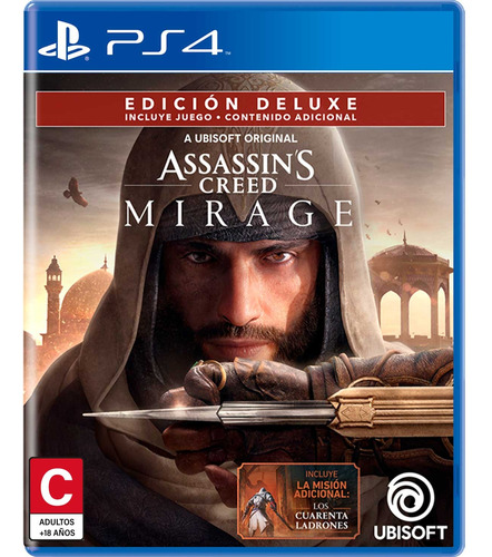 Assassins Creed Mirage Deluxe Edition Ubisoft Ps4 Físico