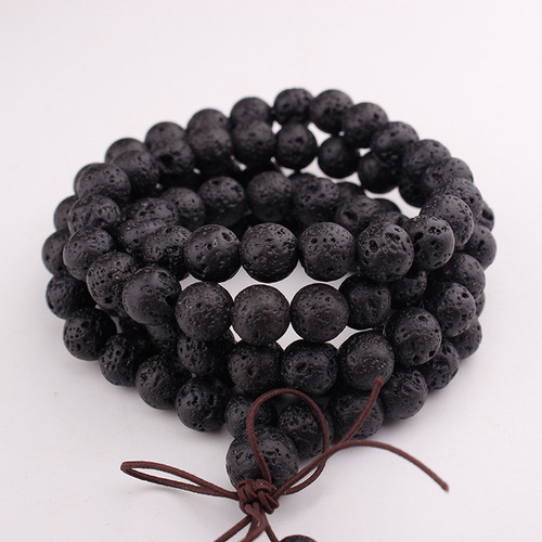 Y1b Collar Con Forma De Rosario Budista Con 108 Cuentas