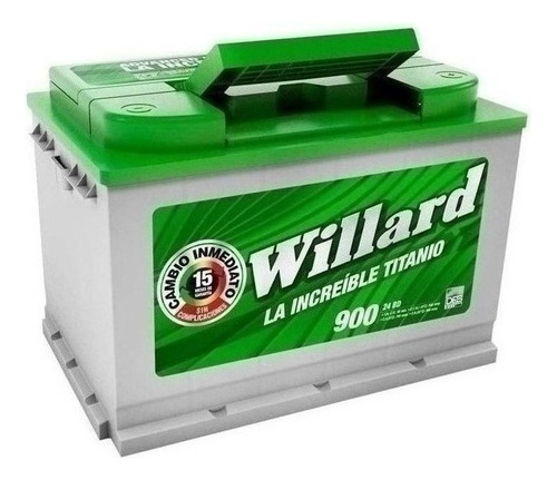 Bateria Willard Titanio 24bd-900 Cinascar Ax 1.4/olcit