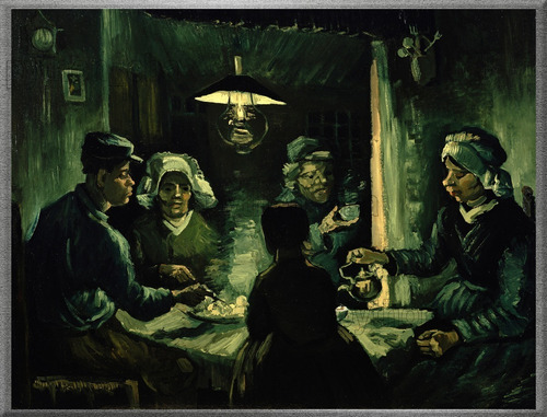 Cuadro Los Comedores De Papa De Vincent Van Gogh --- 1885