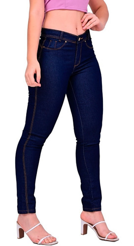 Calças Jeans Feminina Cós Alto Levanta Bumbum 