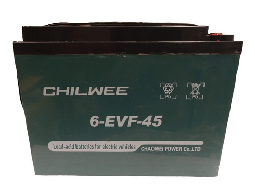 Batería Chilwee Ácido Plomo 12v 45ah Recargable Original