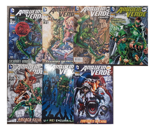 Livro Arqueiro Verde: Os Novos 52! Do 1 Ao 7 - Dc Comics [2015]