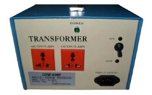 Transformador Convertidor De Voltaje 110v A 220v 5kw