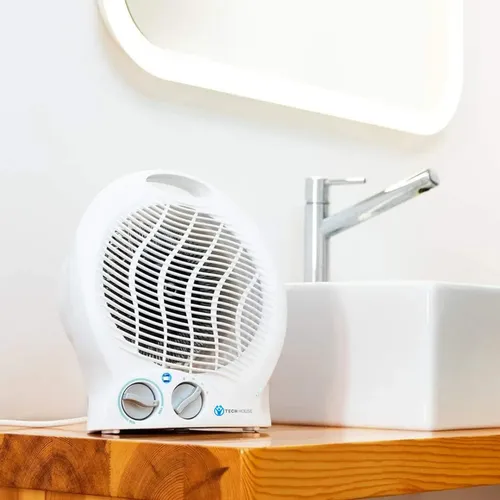 Caloventor Bajo Consumo Para Baño O Dormitorio 2 Años  Gtia Blanco