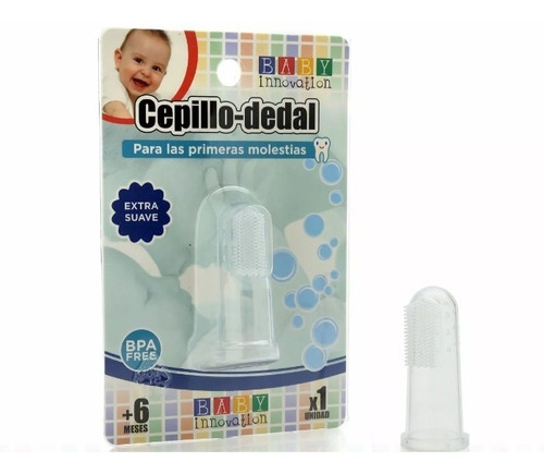 Cepillo Dedal Baby Innovation Extra Suave De Silicona