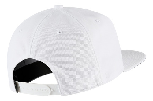 Gorra Jumpman Pro Blanca Talle S / M Original - Adulto Blanco S/m Lisa