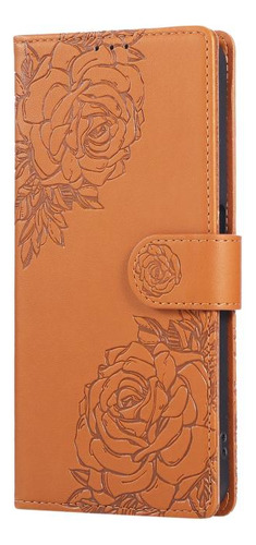 Funda De Piel Estampada Con Flores Para Xiaomi Poco X5/xiaom