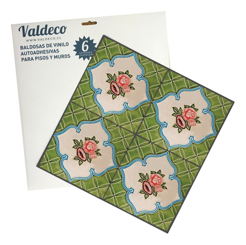 Baldosas De Vinilo Autoadhesivas 33x33 Cm. Grass Valdeco