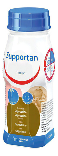Supportan Drink 200ml Suplemento Dietario Bebible Nutricion Sabor Capuchino