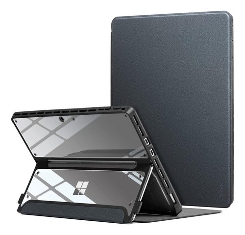 Funda Para Tablet Surface Pro 9 Cobak Gris Con Soporte
