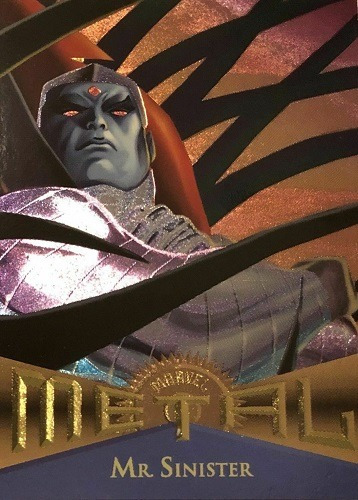 Hombres X - Fleer Marvel Metalizadas 95 #106 Mister Sinister