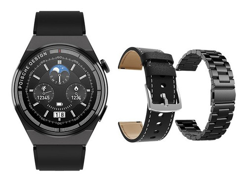 Smart Watch Gt3 Max Sport Con 3 Correas Deportivo Con Nfc