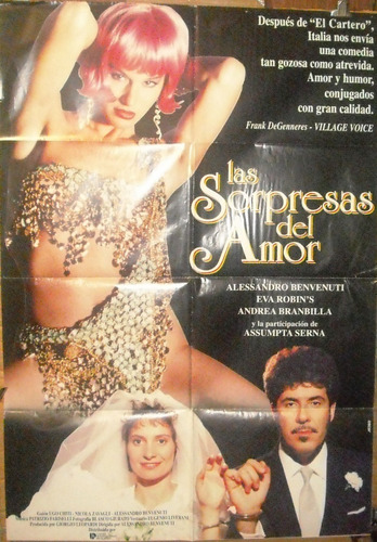 Afiche Original De La Película Las Sorpresas Del Amor