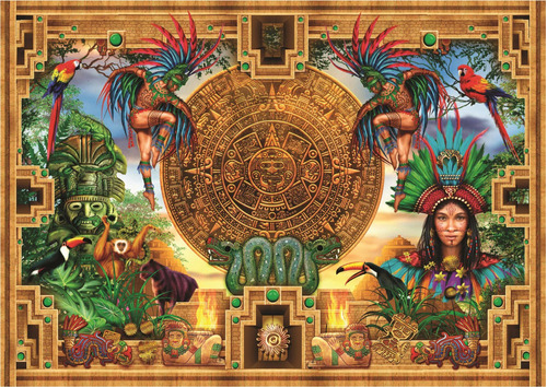 Rompecabezas Montaje Azteca Maya 2000pz, Educa Puzzle