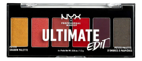 Paleta De Sombras Nyx Ultimate Edit Petite Shadow Palette 