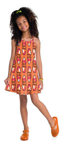 Vestido Juvenil Feminino Confortável Estiloso Kyly