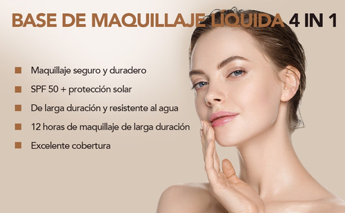 Base De Maquillaje Botagus Fit Me Fps 50+ LĂquida Corrector