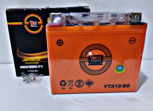 Batería Ytx12-bs Gel Vstrom Yido