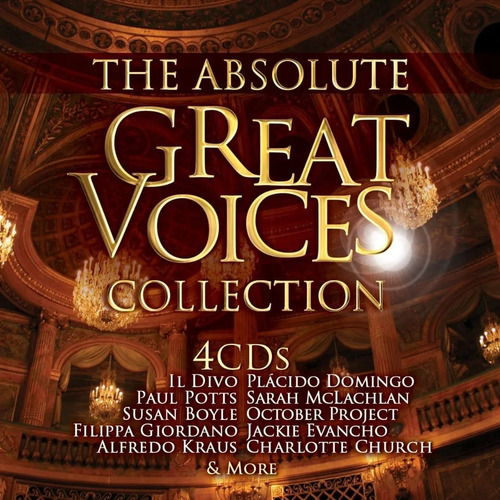 The Adsolute Great Voices Collection 4 Cd's 