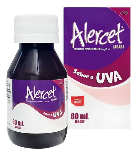 Alercet Alergias Jarabe 60 Ml - Cetirizina 5 Mg/5 Ml