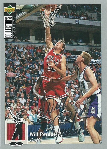 Barajita Will Perdue Firma Plata Upper Deck 1994 #149 Bulls