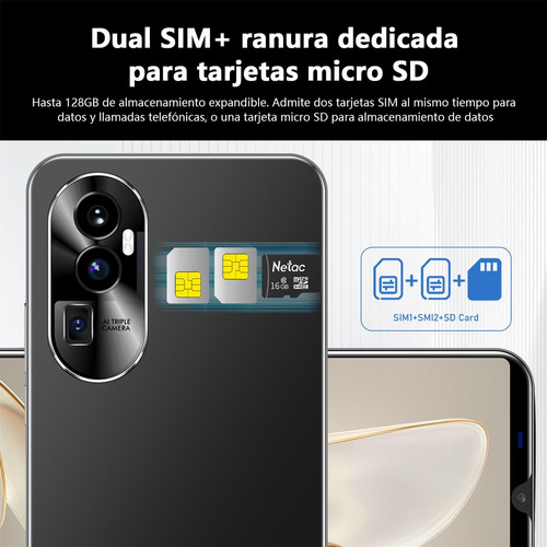 Teléfono Inteligente Android Barato Rino10 5.0 Pulgadas Ram 1 Gb Y Rom 8 Gb Dorado