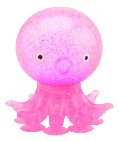 Squishy Calamar Con Glitter