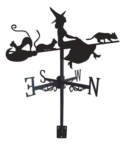 Weathervane Weather Rust Bruja Y Gato Bruja Y Gato