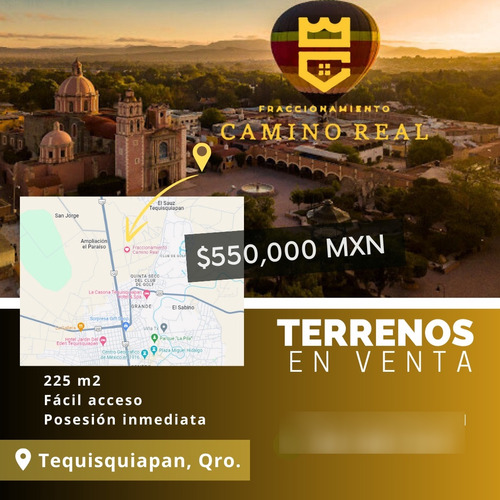 Terreno Venta Camino Real Tequisquiapan