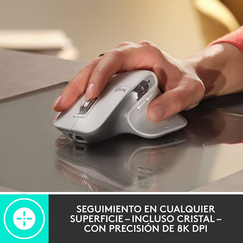 Imagen 2 de 7 de Ratón Mouse Mx Master 3s Ergonomico 7 Botones Black Logitech