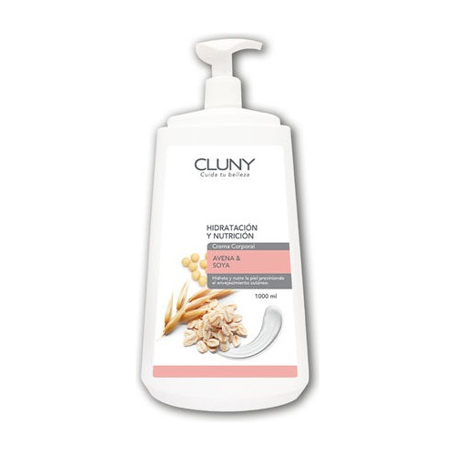 Cluny Crema Corporal De Avena Y Soya 1lt