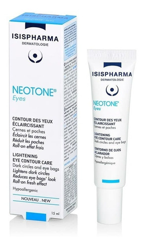 Contorno De Ojos Aclarador, Roll On, Neotone Isispharma 15ml Momento de aplicación Día/Noche Tipo de piel Todo tipo de piel