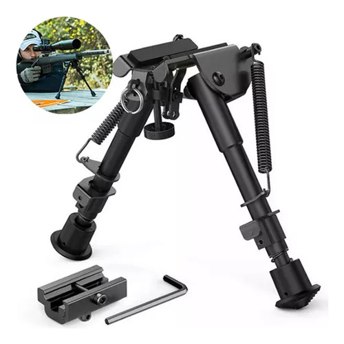 Trípode De Resorte, Soporte Ajustable Para Rifle, 6 Pulgadas