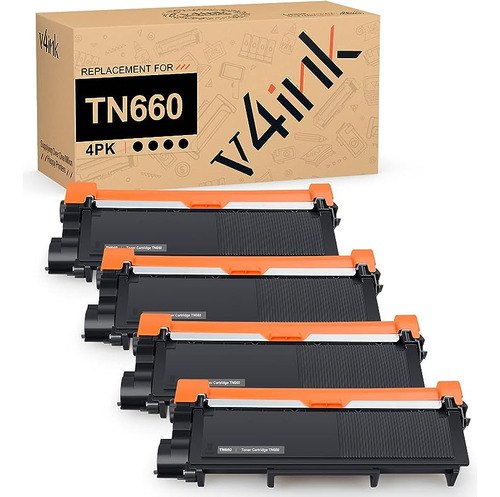 4pk Tn 660 Tinta Toner Compatible Con Tn60 Tn630 Para Mfc L2