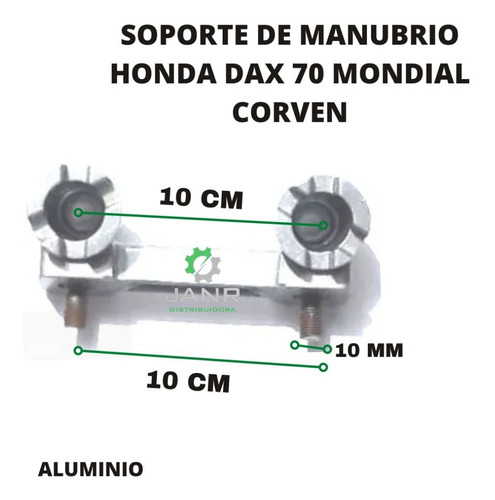 Imagen 2 de 6 de Soporte De Manubrio Honda Dax 70 Mondial Corven